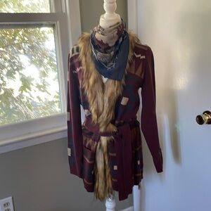 Tasha Polizzi cardigan sweater XL